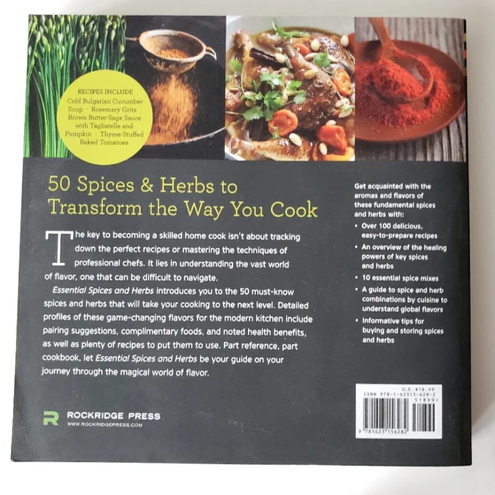 CookBook Essential Spices and Herbs by Christina Nichol